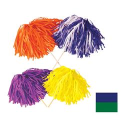 Beistle 66283-BG Football Tissue Shaker - 480 Strand- Blue & Green