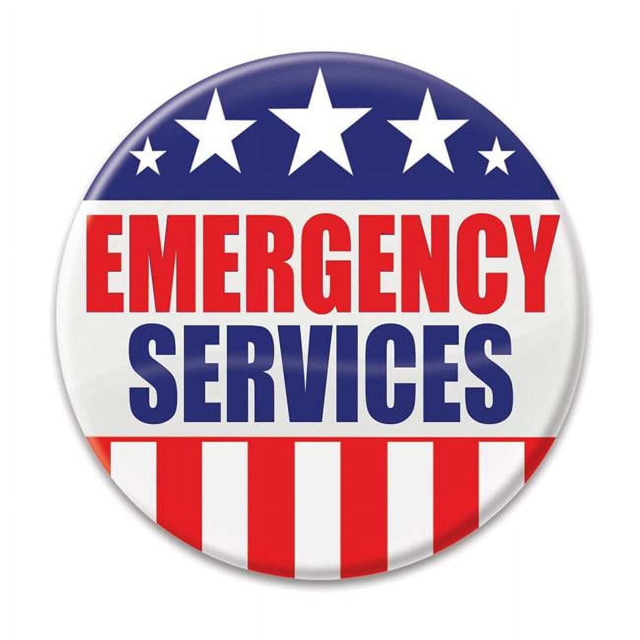 Picture of Beistle BT001 2 in. Emergency Services Button