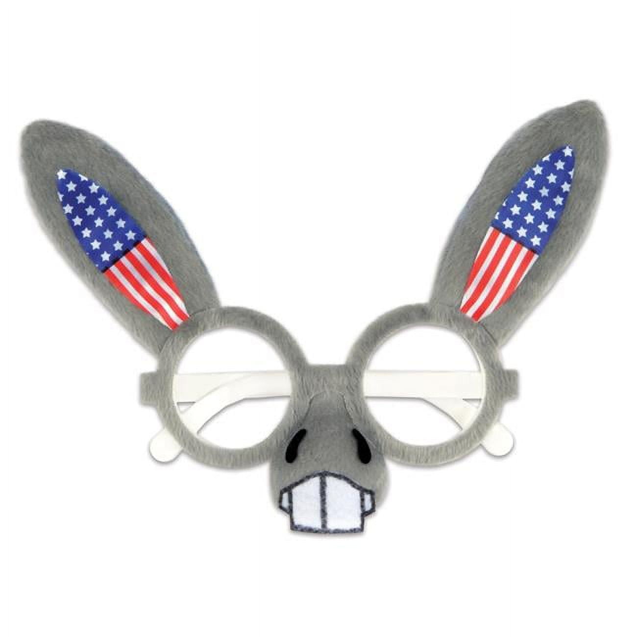 Picture of Beistle 53601 Patriotic Donkey Glasses