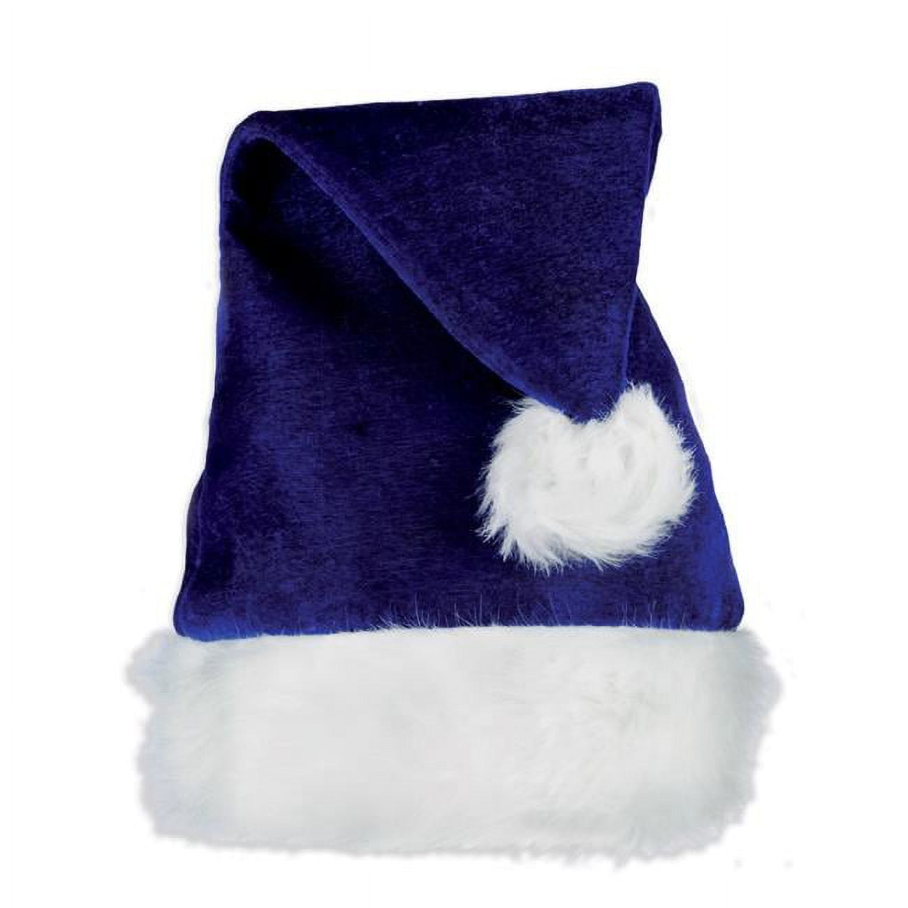 Picture of Beistle 20731-B Winter & Christmas Santa Hat&#44; Blue
