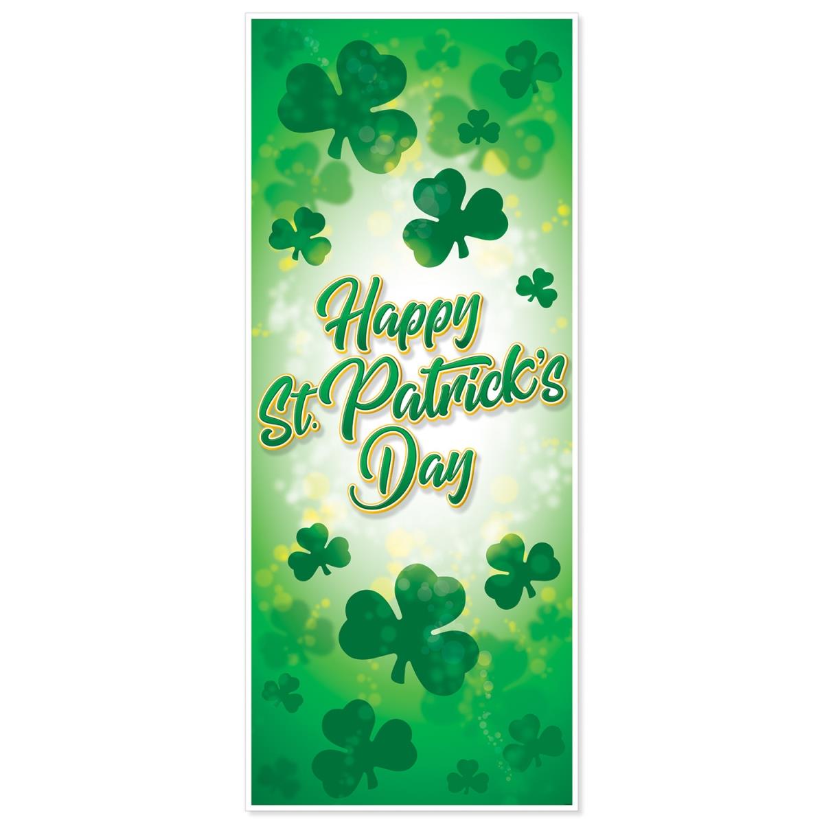 Picture of Beistle 33135 Happy St. Patricks Day Door Cover