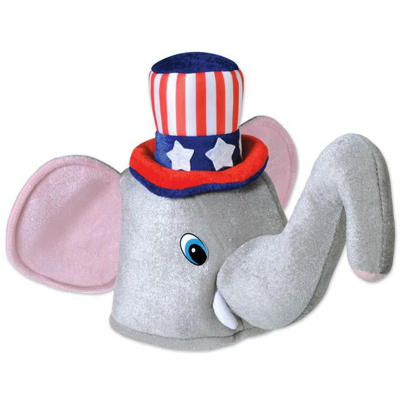 Picture of Beistle 66035 Plush Patriotic Elephant Hat