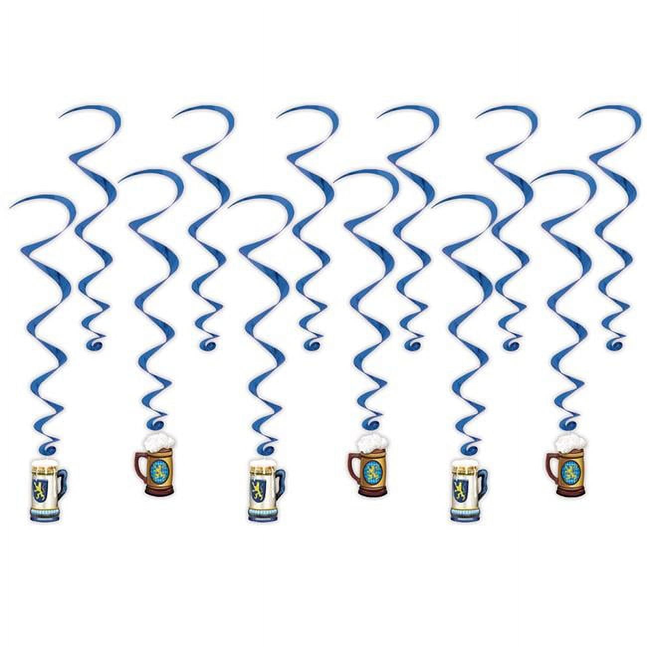 Picture of Beistle 53599 17.5 x 33.75 in. Oktoberfest Whirls Hanging Party Decoration