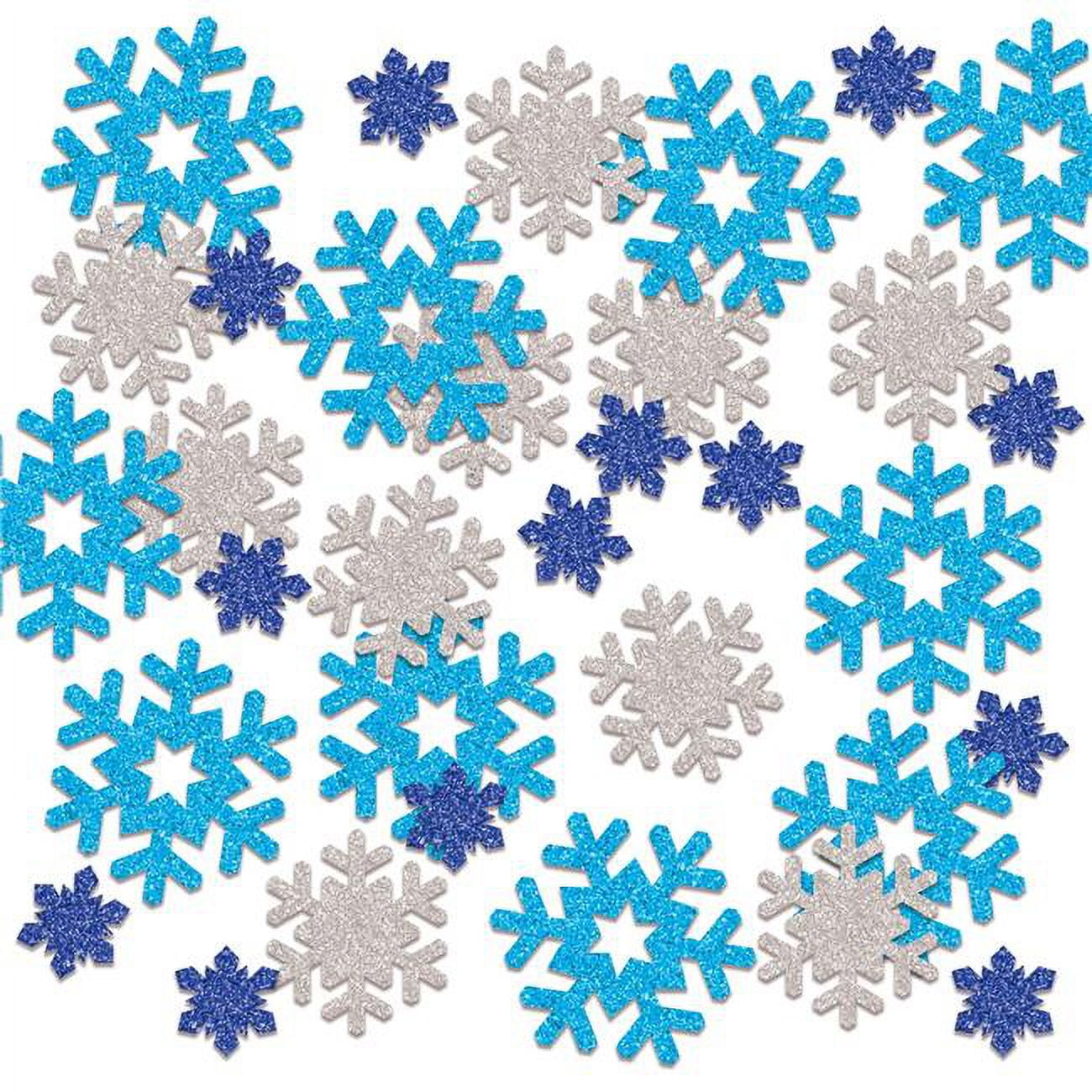 Picture of Beistle 20125 Snowflake Deluxe Sparkle Confetti