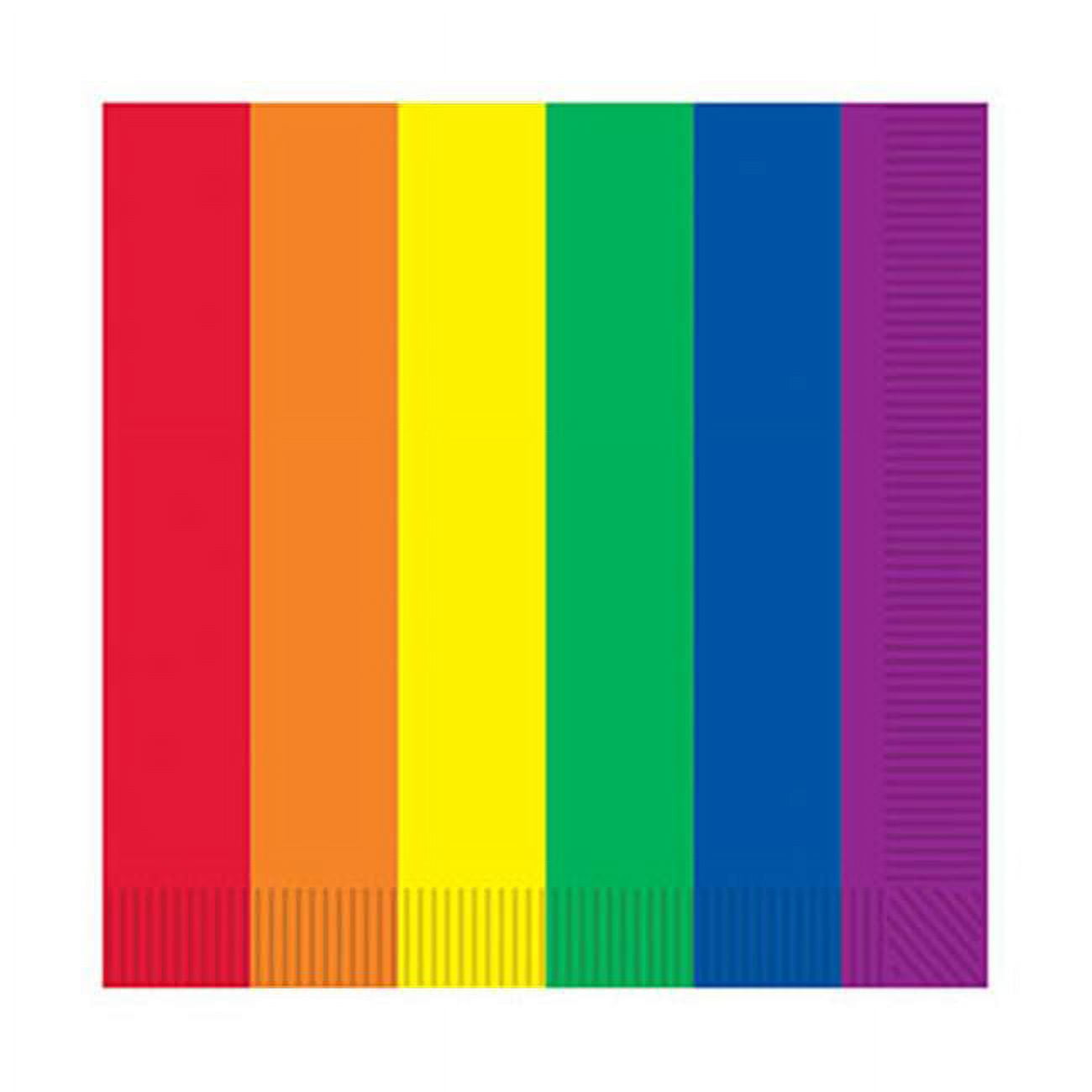 Picture of Beistle 53797 2-Ply Rainbow Luncheon Napkins - Pack of 12
