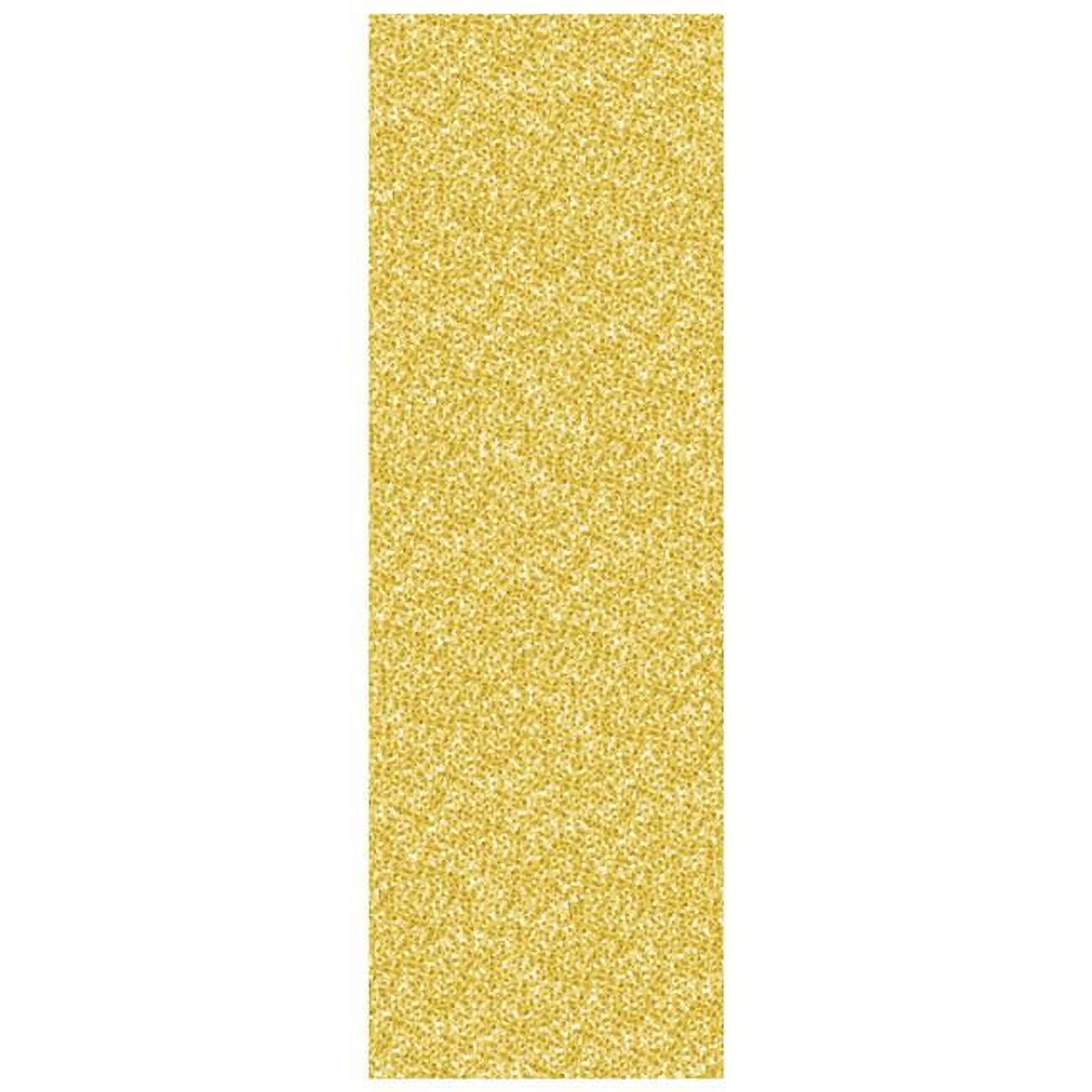 Picture of Beistle 53870-GD Printed Sequined Plastic Tablecover&#44; Gold