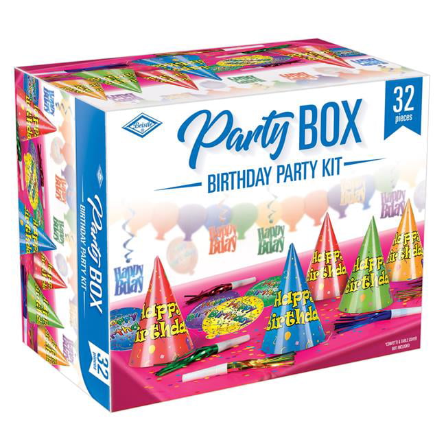 Picture of Beistle 53858 Birthday Party Box&#44; 32 Piece