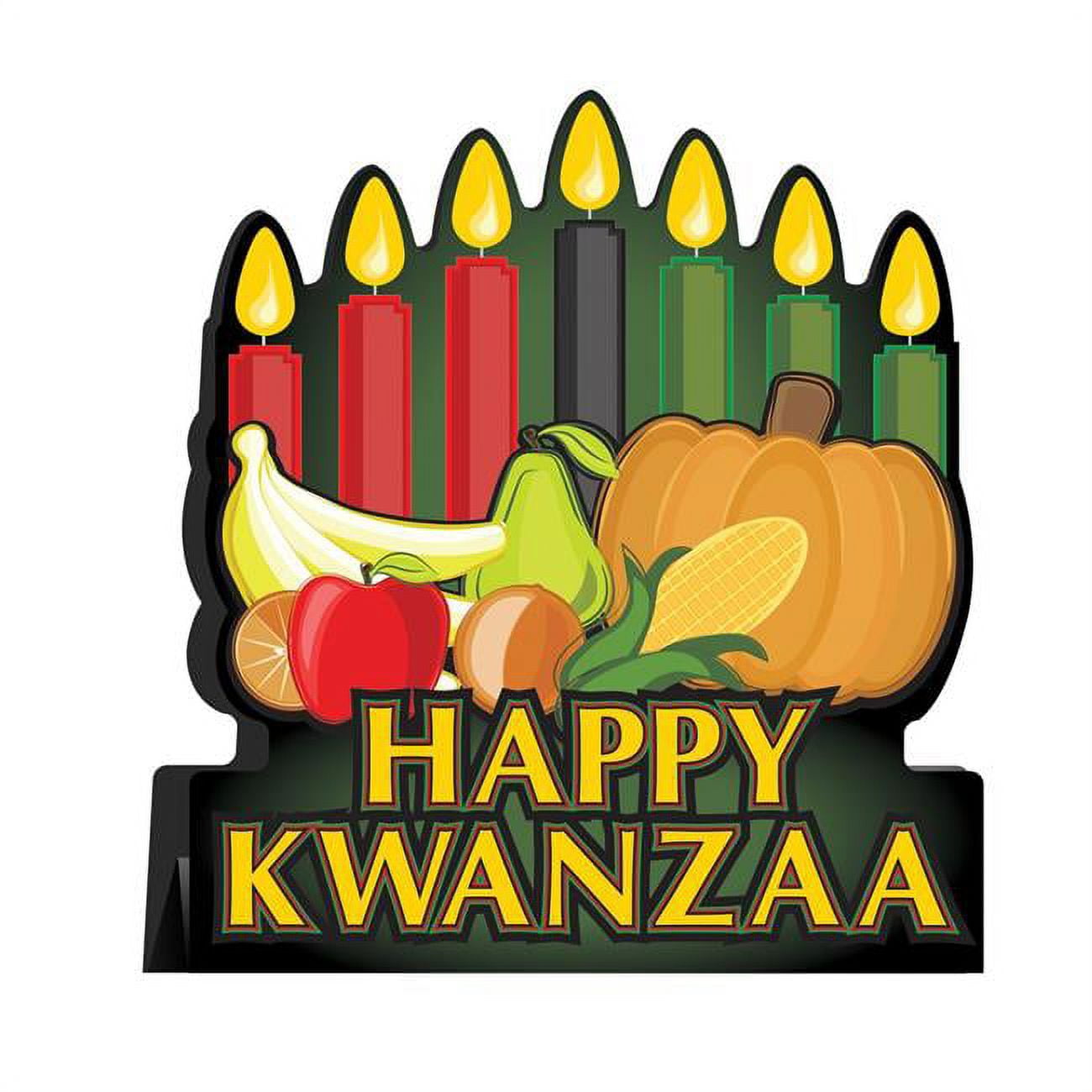 Picture of Beistle 53880 3-D Happy Kwanzaa Centerpiece