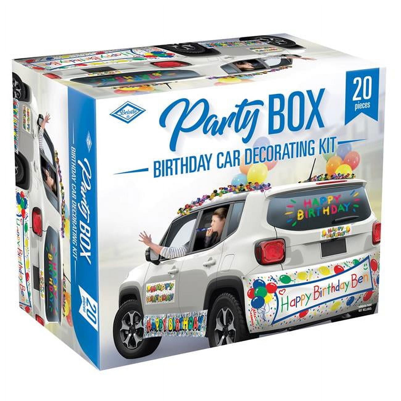 Picture of Beistle 53882 Birthday Car Party Box&#44; 20 Piece