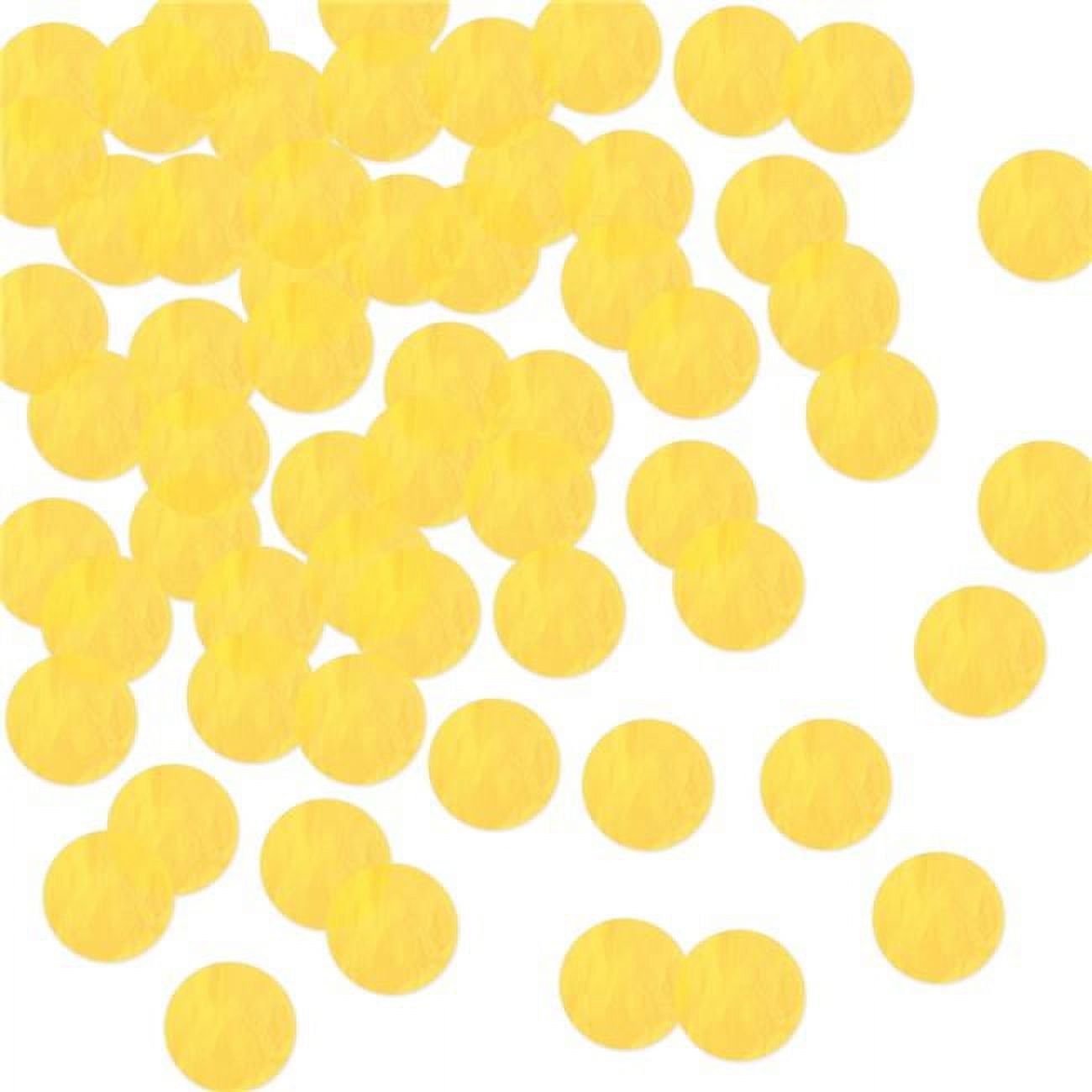 Picture of Beistle 53895KY Tissue Party Confetti, Yellow