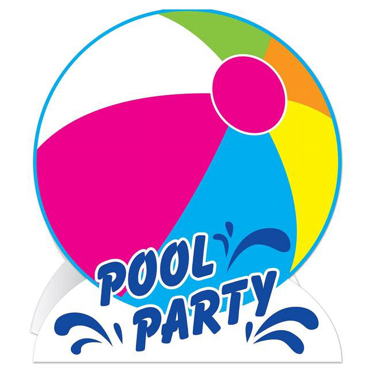 Picture of Beistle 53940 3-D Pool Party Centerpiece