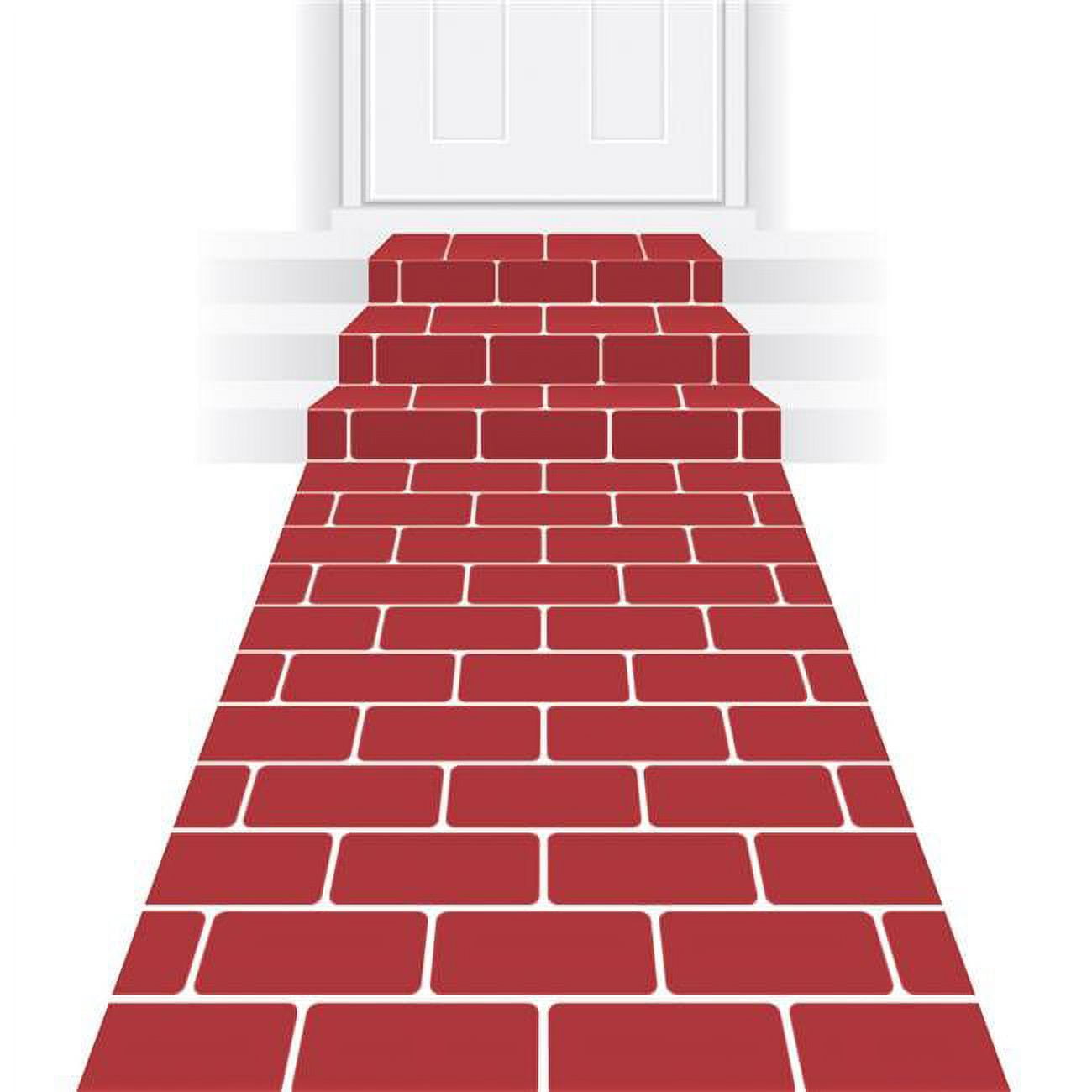 Picture of Beistle 53935 Red Brick Runner