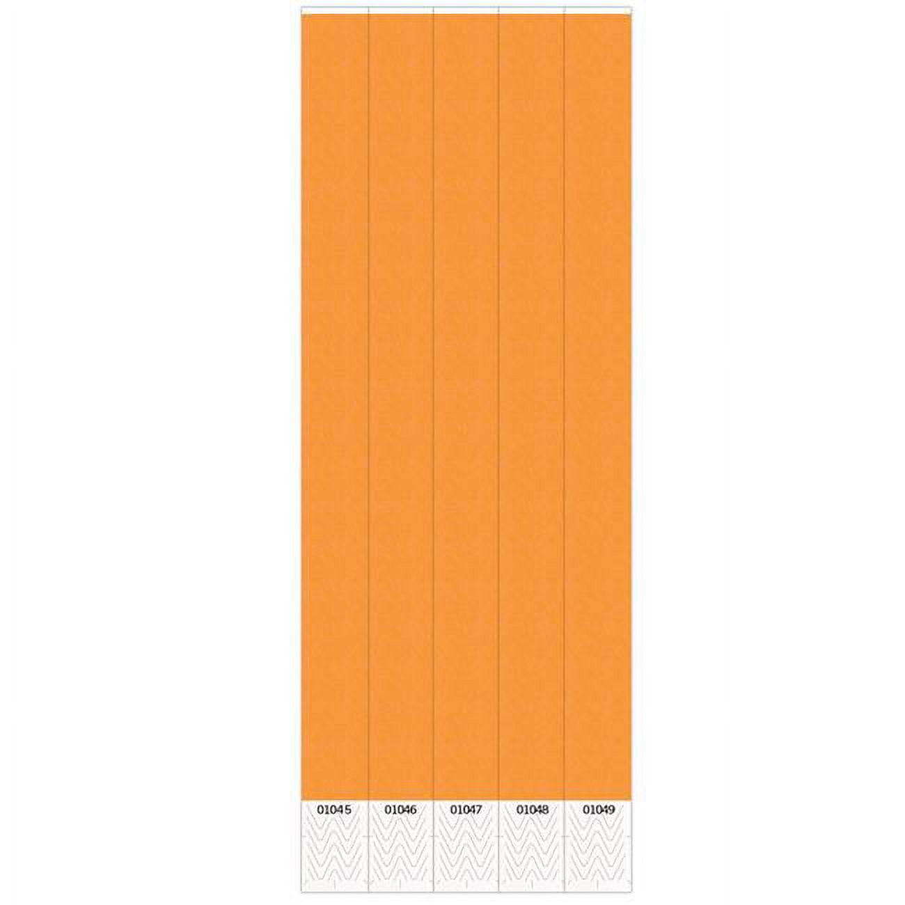 Picture of Beistle 66175-NO Solid Color Wristbands&#44; Neon Orange