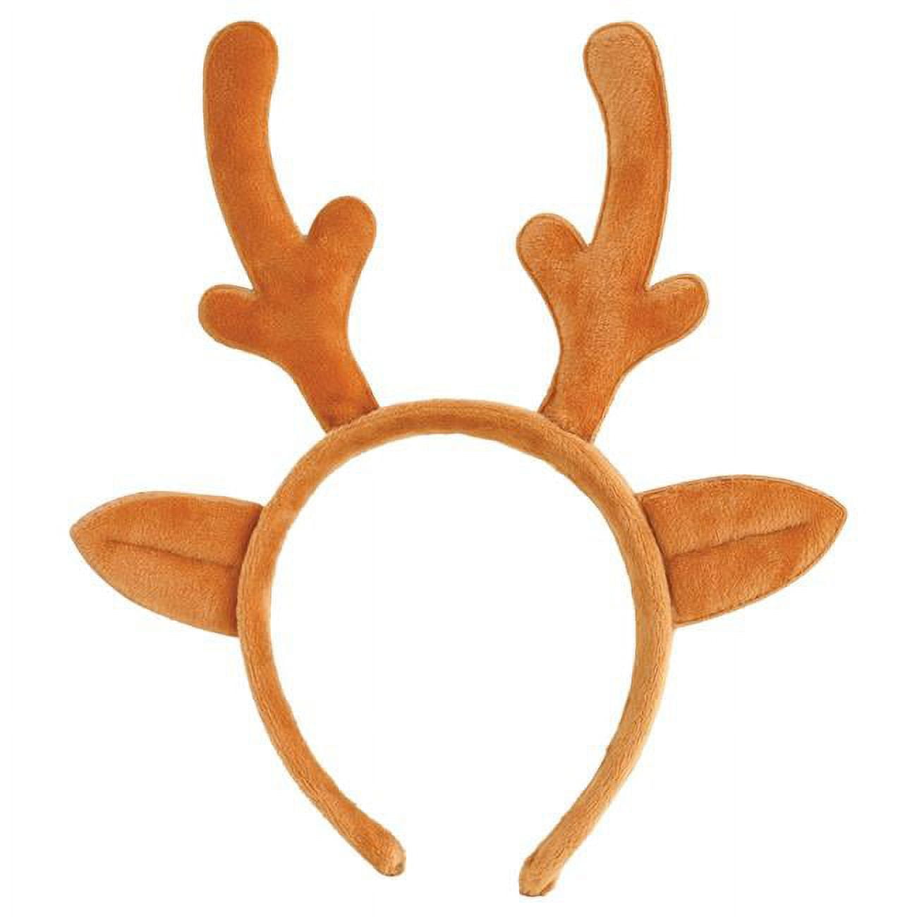 Picture of Beistle 20172 Reindeer Antlers Handband&#44; Brown - Pack of 12