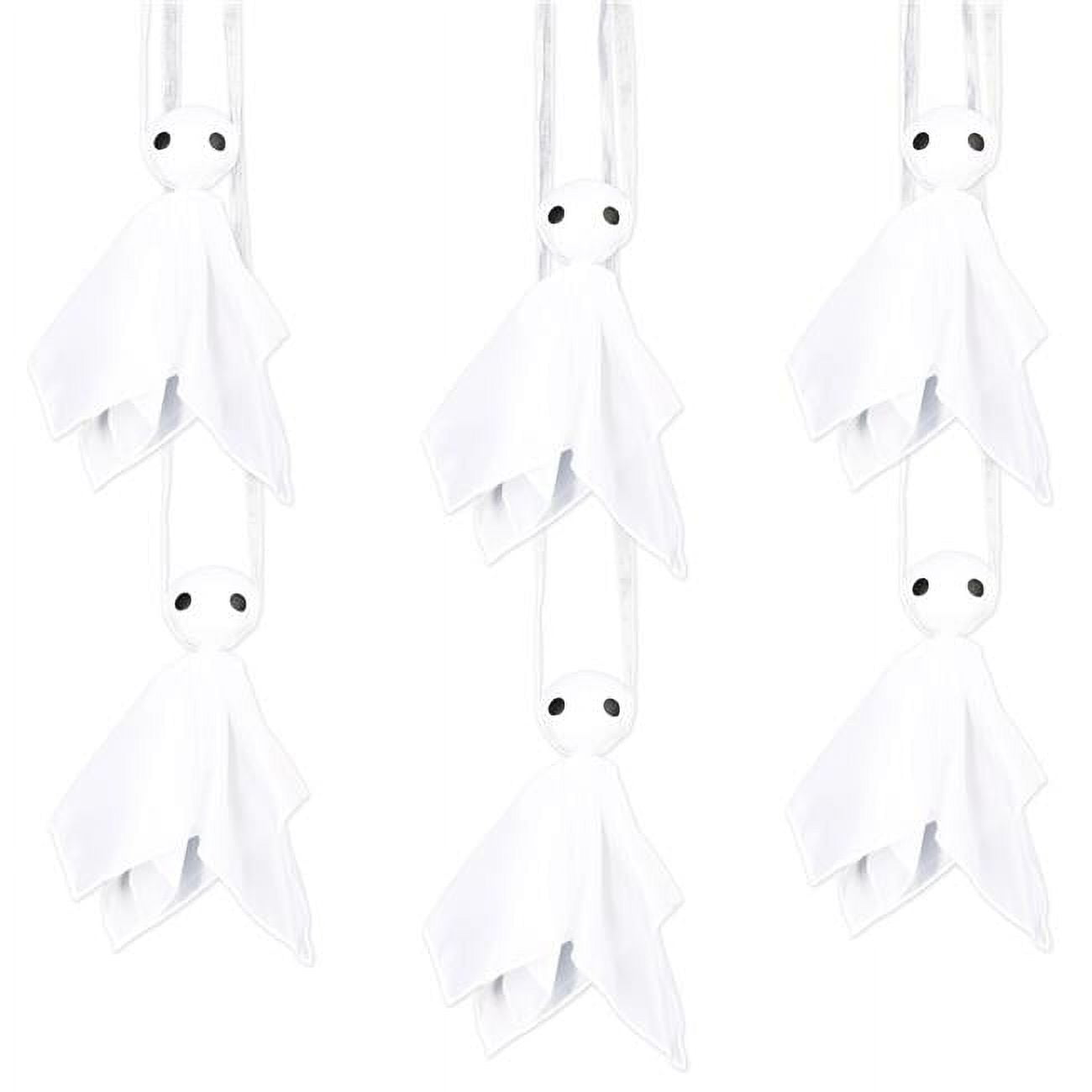 Picture of Beistle 1255 8.5 in. Fabric Hanging Ghosts, White - Pack of 12