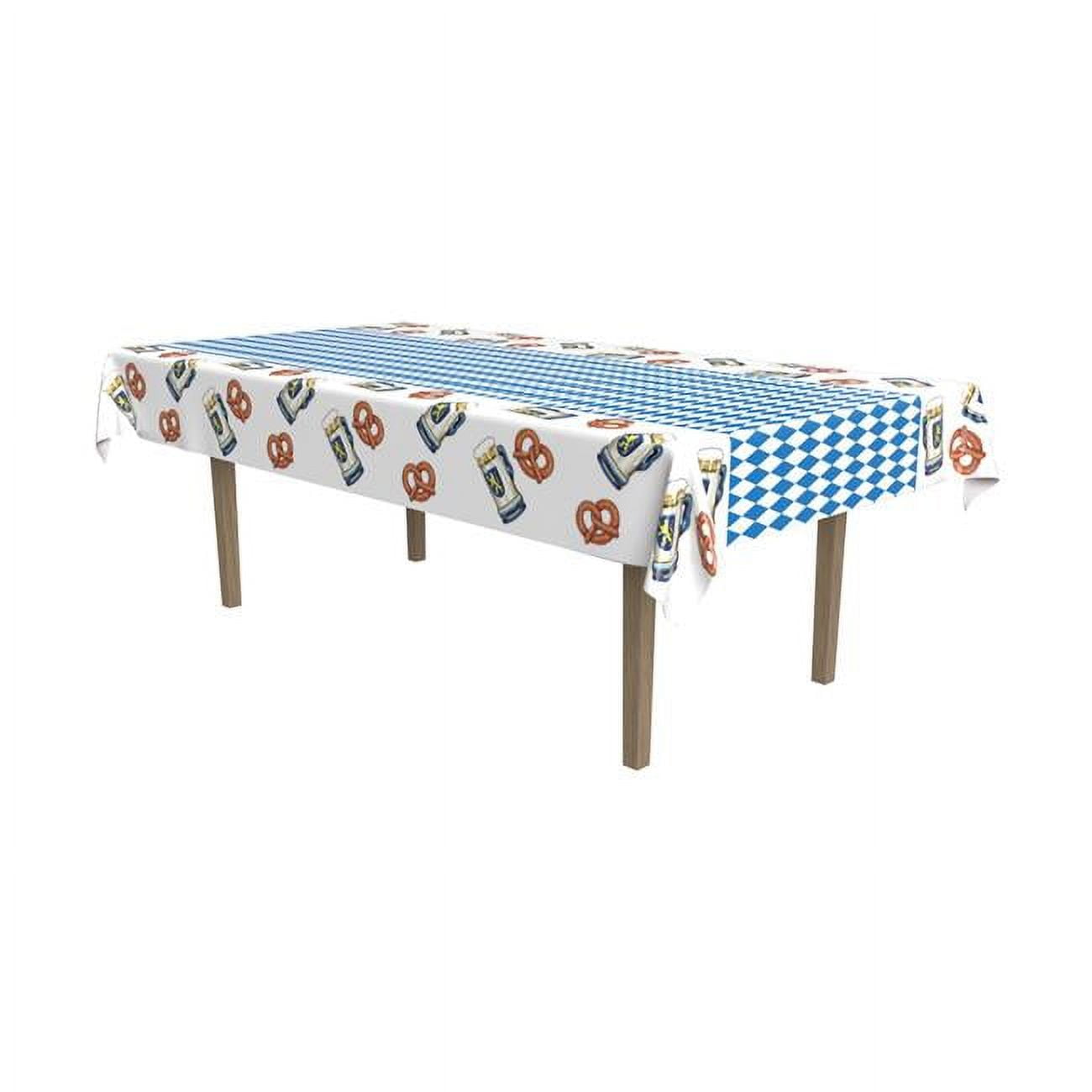 Picture of Beistle 53998 Oktoberfest Tablecover, Pack of 12