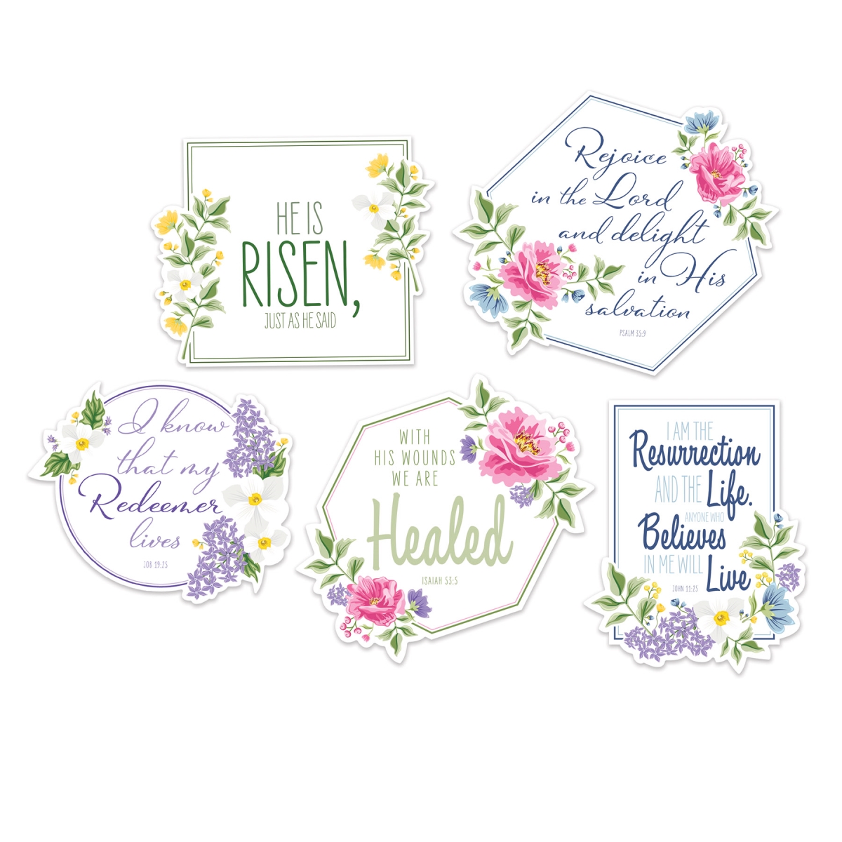 Beistle 40016 He Is Risen Cutouts