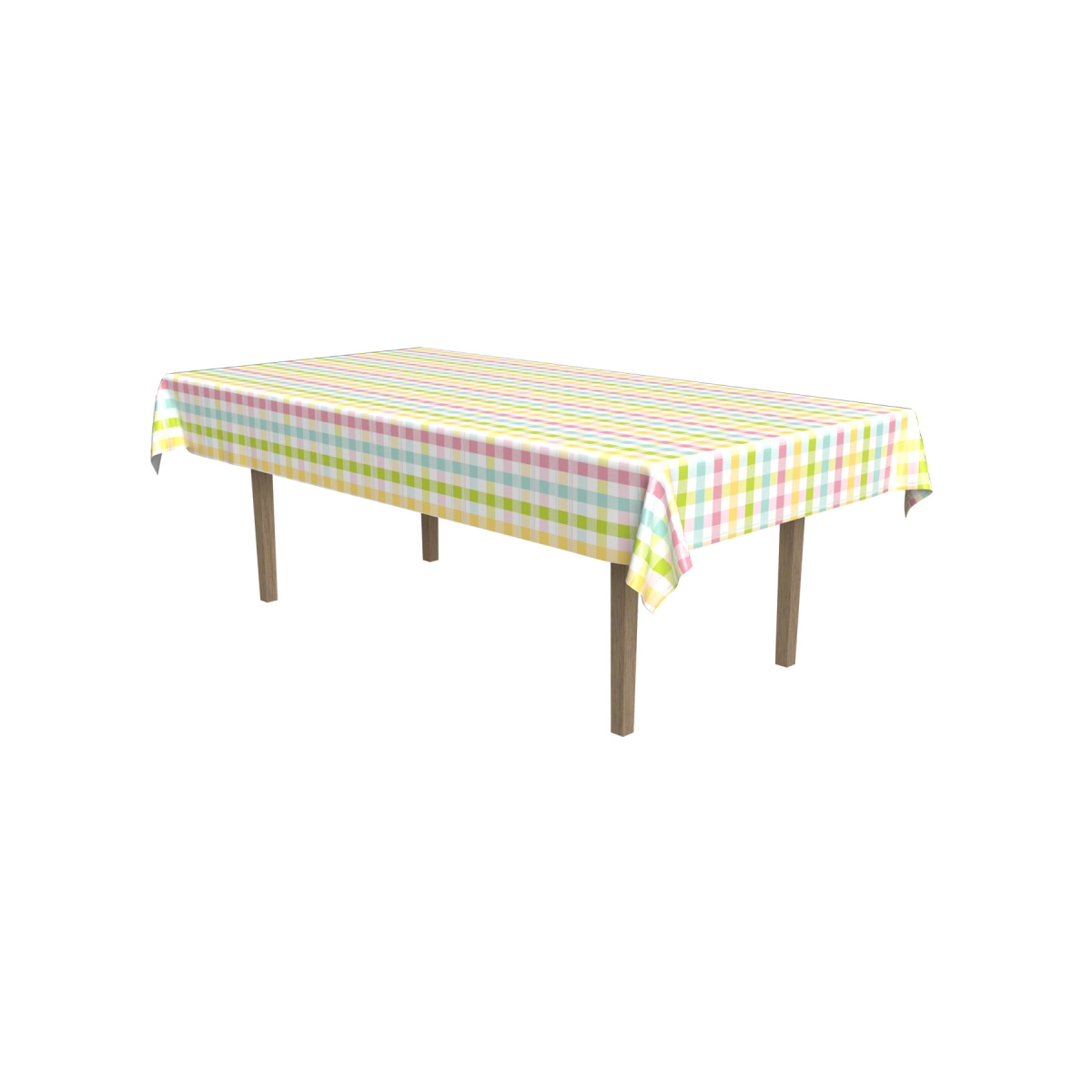 Picture of Beistle 44145 Plaid Paper Tablecover
