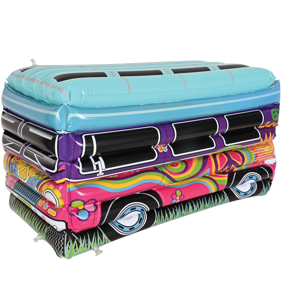 Picture of Beistle 56033 Inflatable Hippie Bus Cooler Novelty