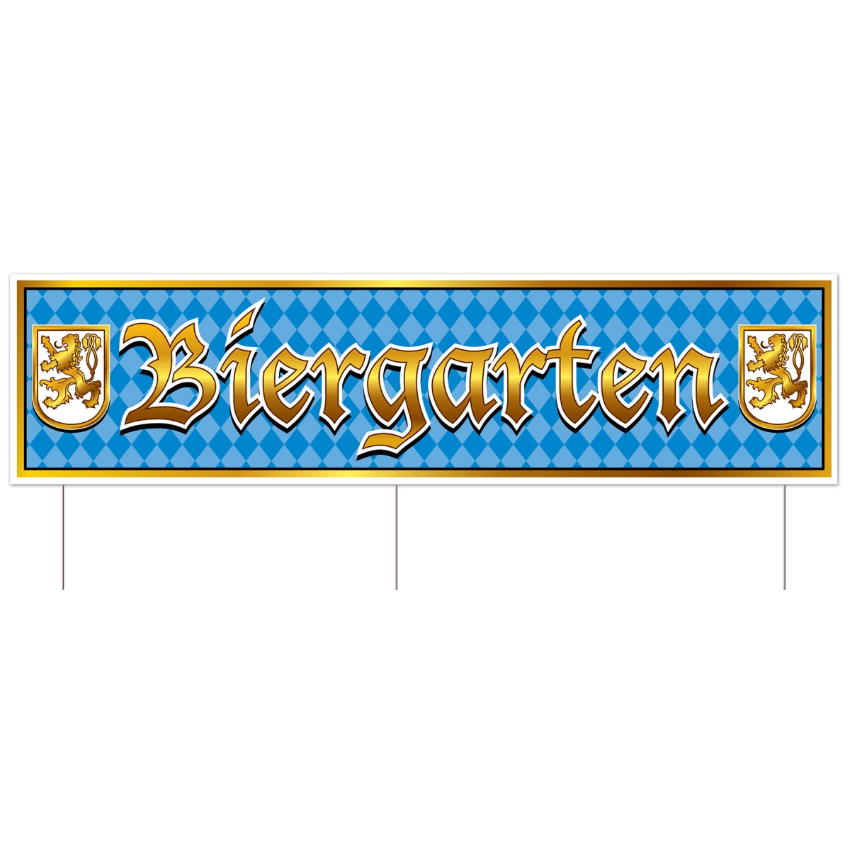 Picture of Beistle 56038 Jumbo Biergarten Yard Sign