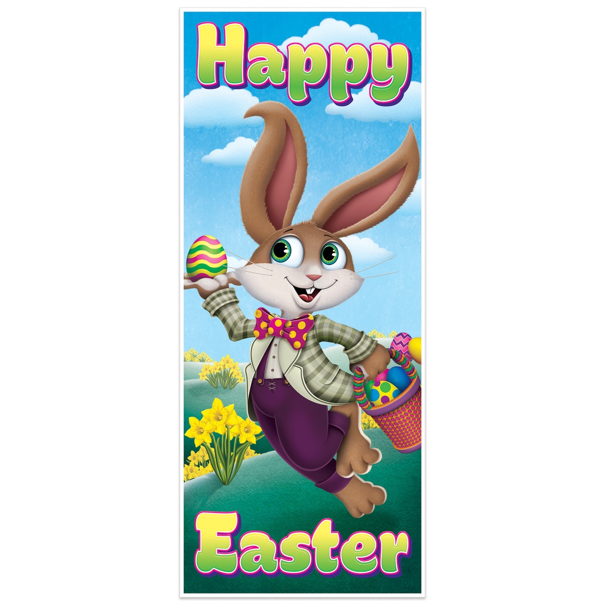 Beistle 40774 Easter Door Cover