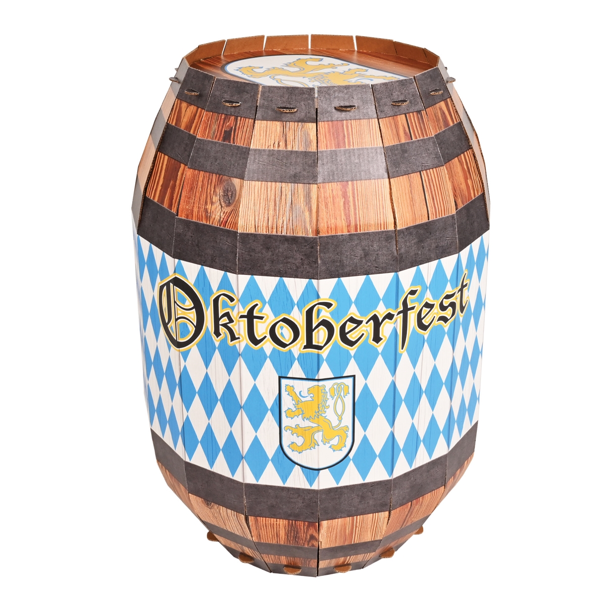Picture of Beistle 56046 3-D Oktoberfest Barrel Prop for Party Supplies