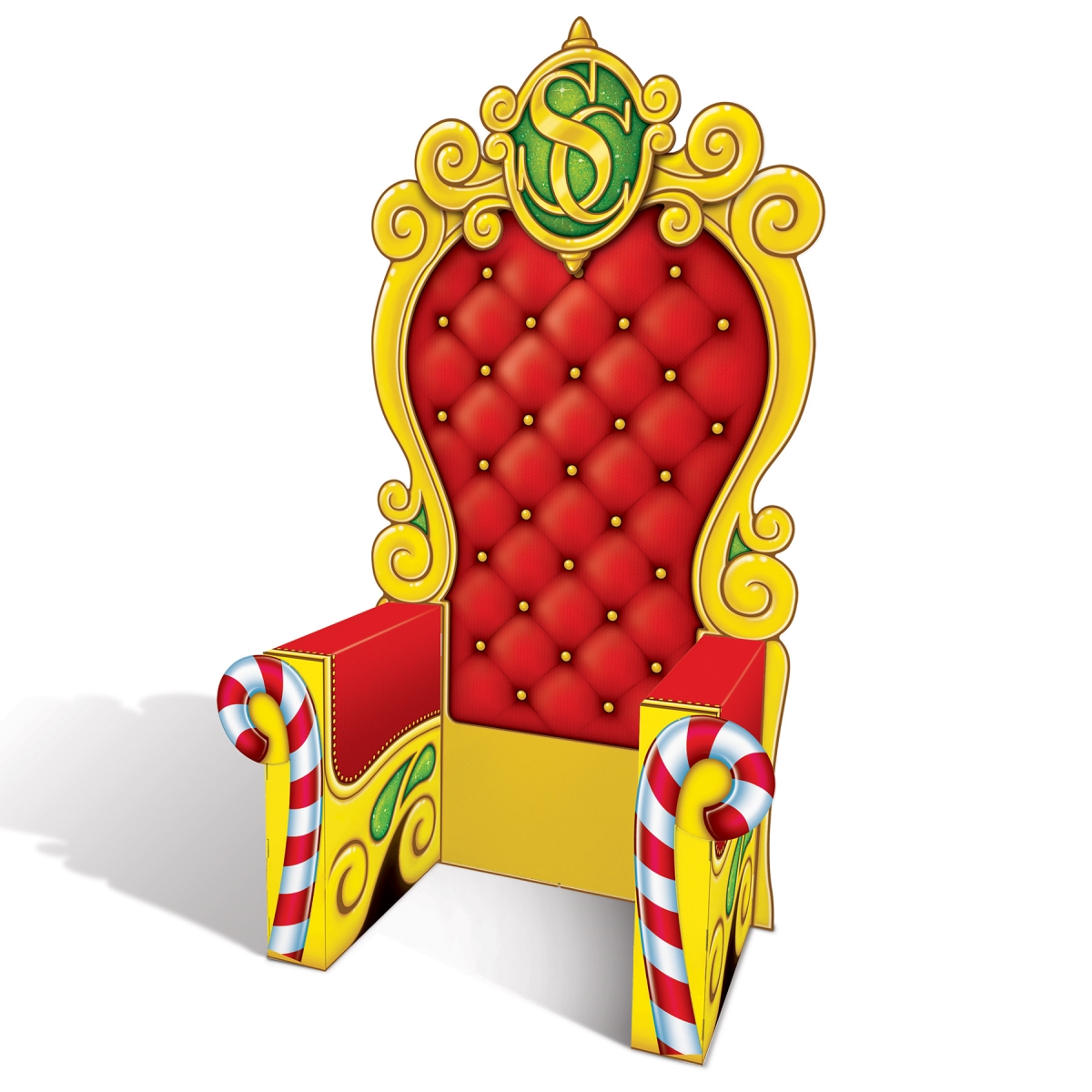 Picture of Beistle 20175 7 ft. 1.75 x 3 ft. 9.25 in. 3-D Santas Throne Prop for Party Supplies
