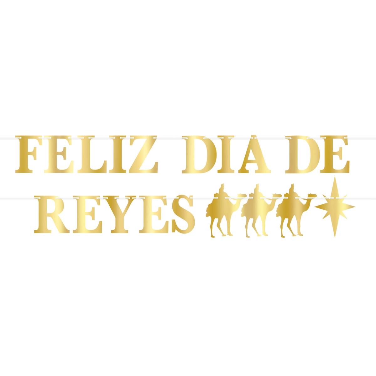 Picture of Beistle 20533 8 x 8 ft. Three Kings Day Foil Streamer