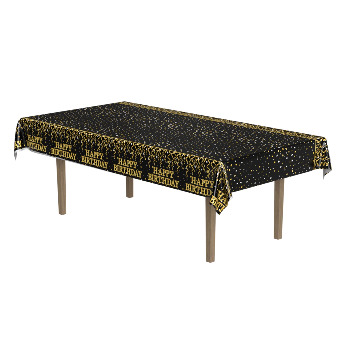Picture of Beistle 56060 Happy Birthday Tablecover