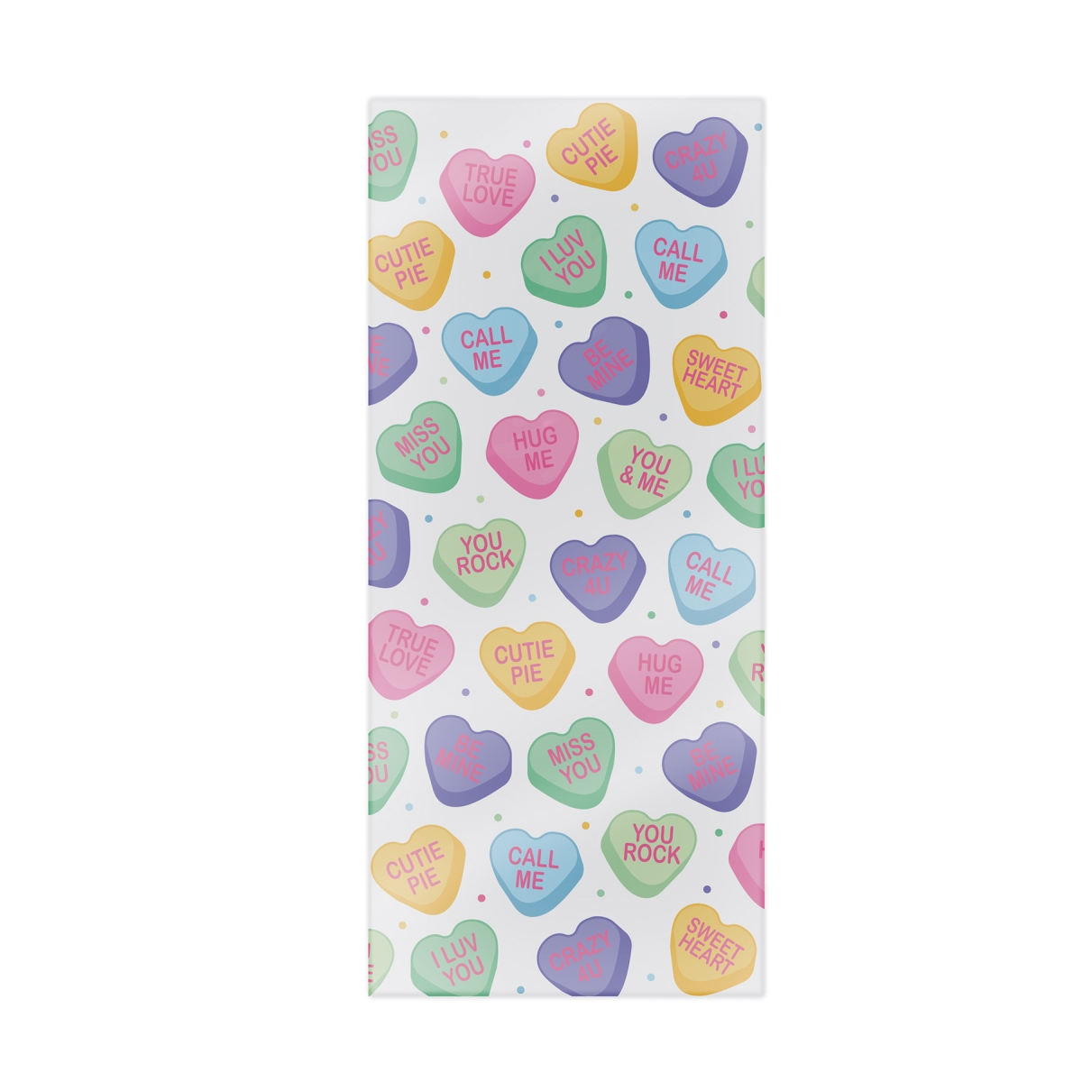 Picture of Beistle 70020 Candy Heart Cello Bags