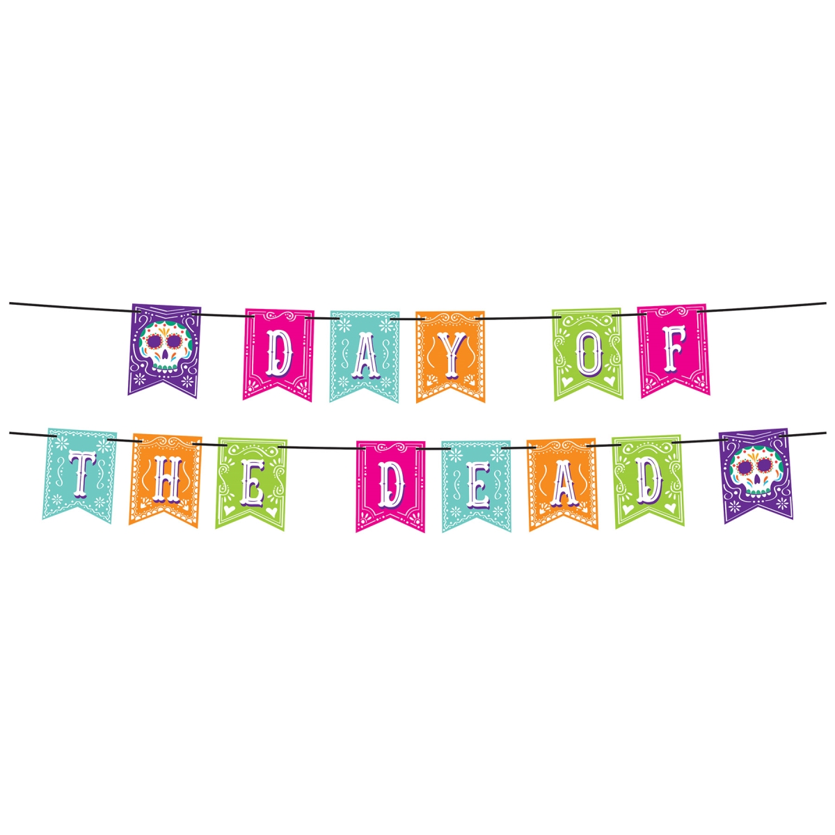Picture of Beistle 478 Day of The Dead Party Streamer