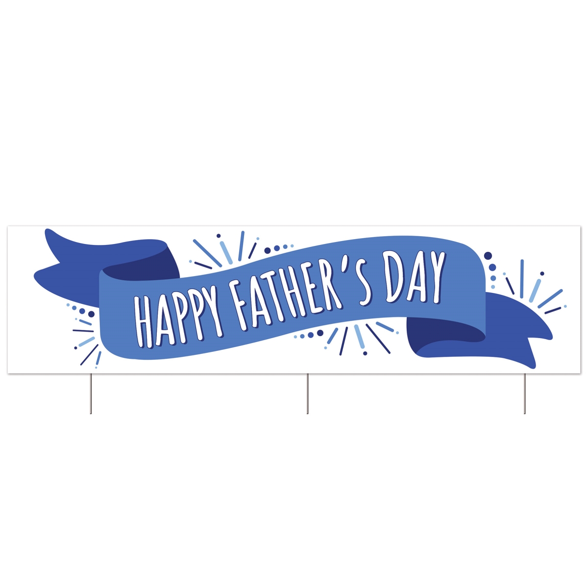 Picture of Beistle 56087 Plastic Jumbo Happy Fathers Day Yard Sign