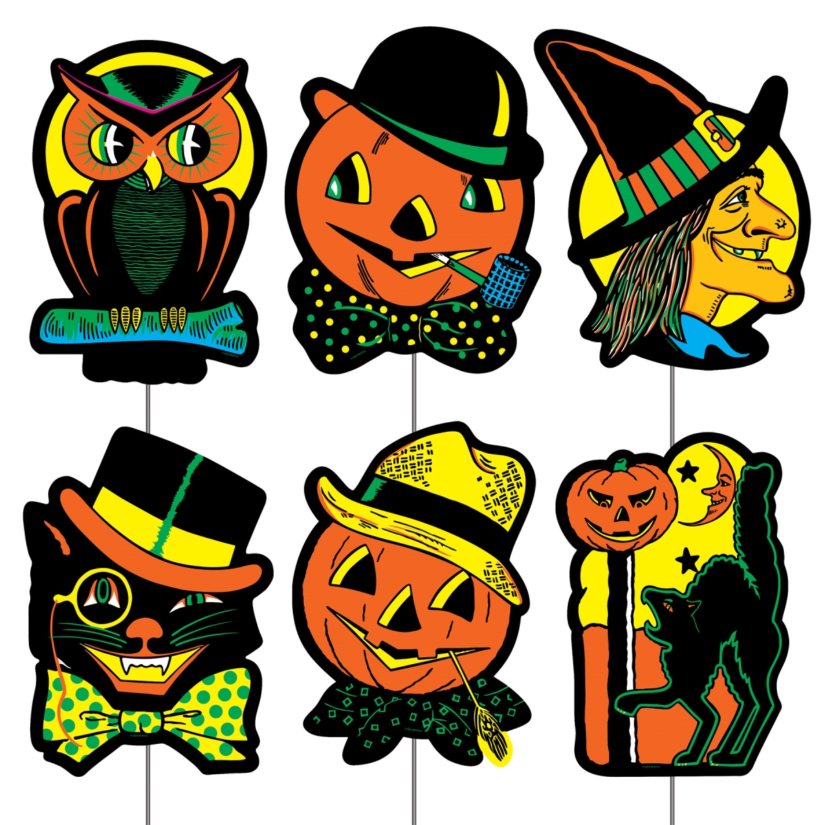 Picture of Beistle 498 Plastic Halloween Yard Signs