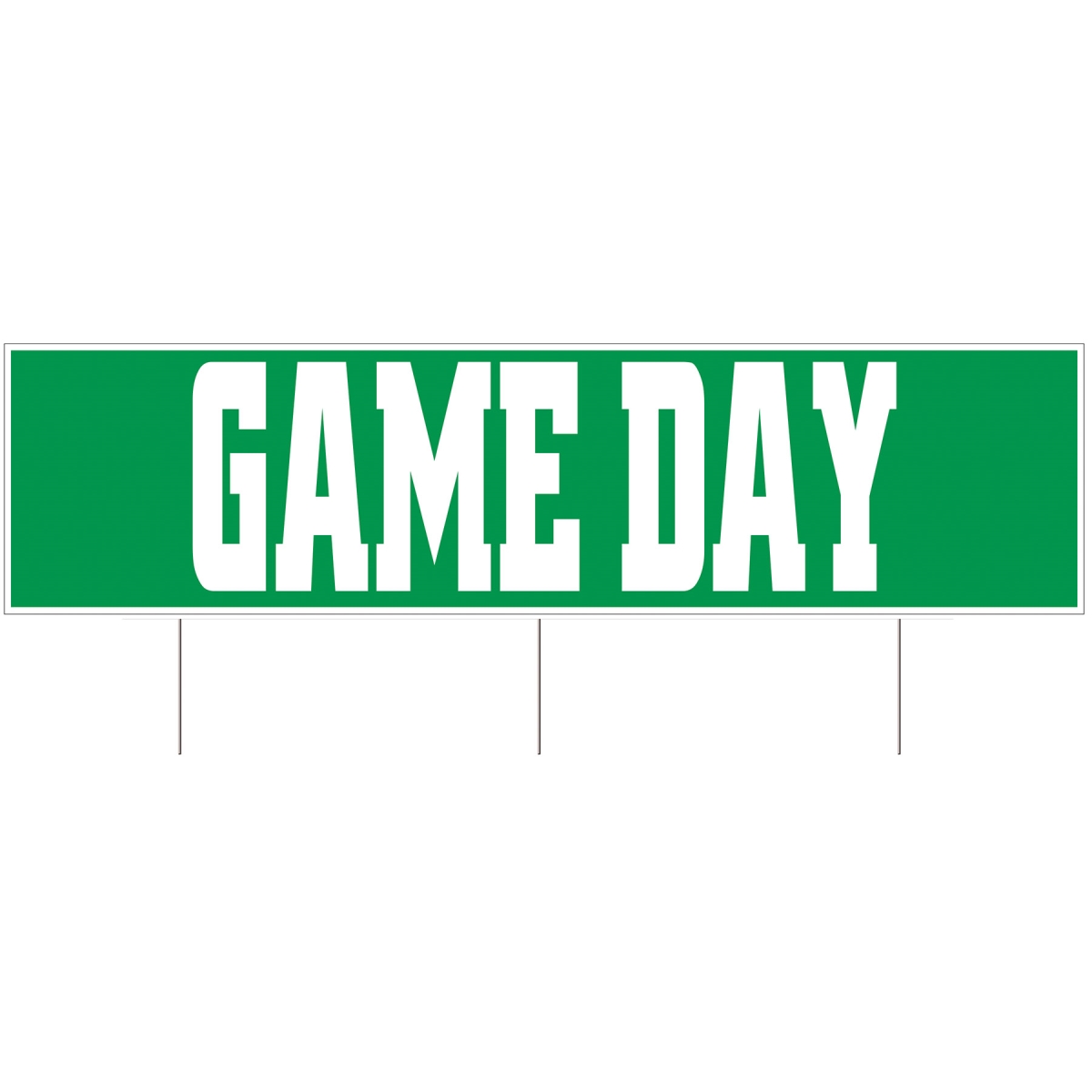 Picture of Beistle 56104 Plastic Jumbo Game Day Yard Sign