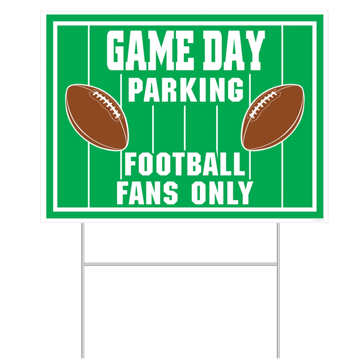 Picture of Beistle 56105 Plastic Game Day Parking Yard Sign