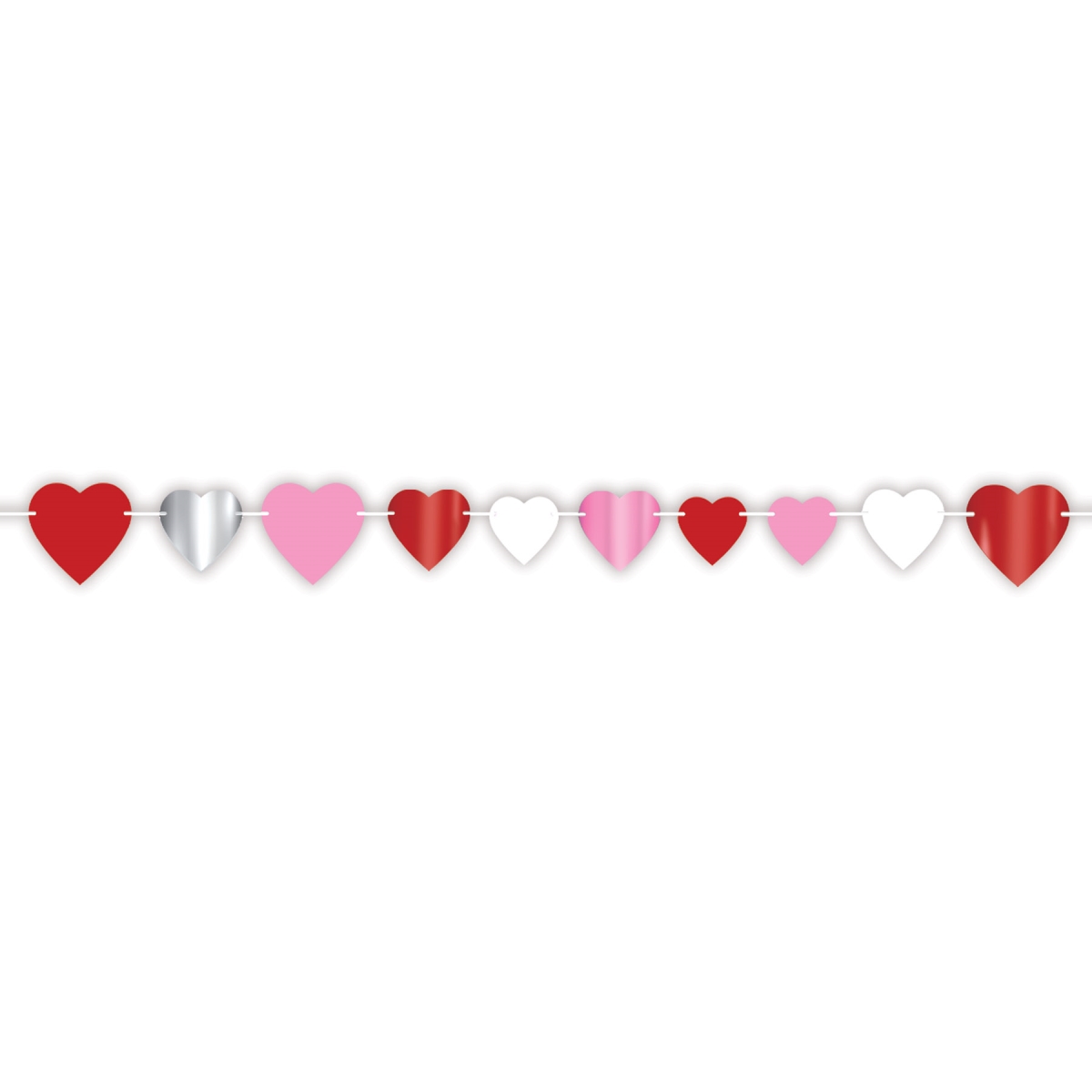 Picture of Beistle 70021 7 x 6 ft. Heart Party Streamer