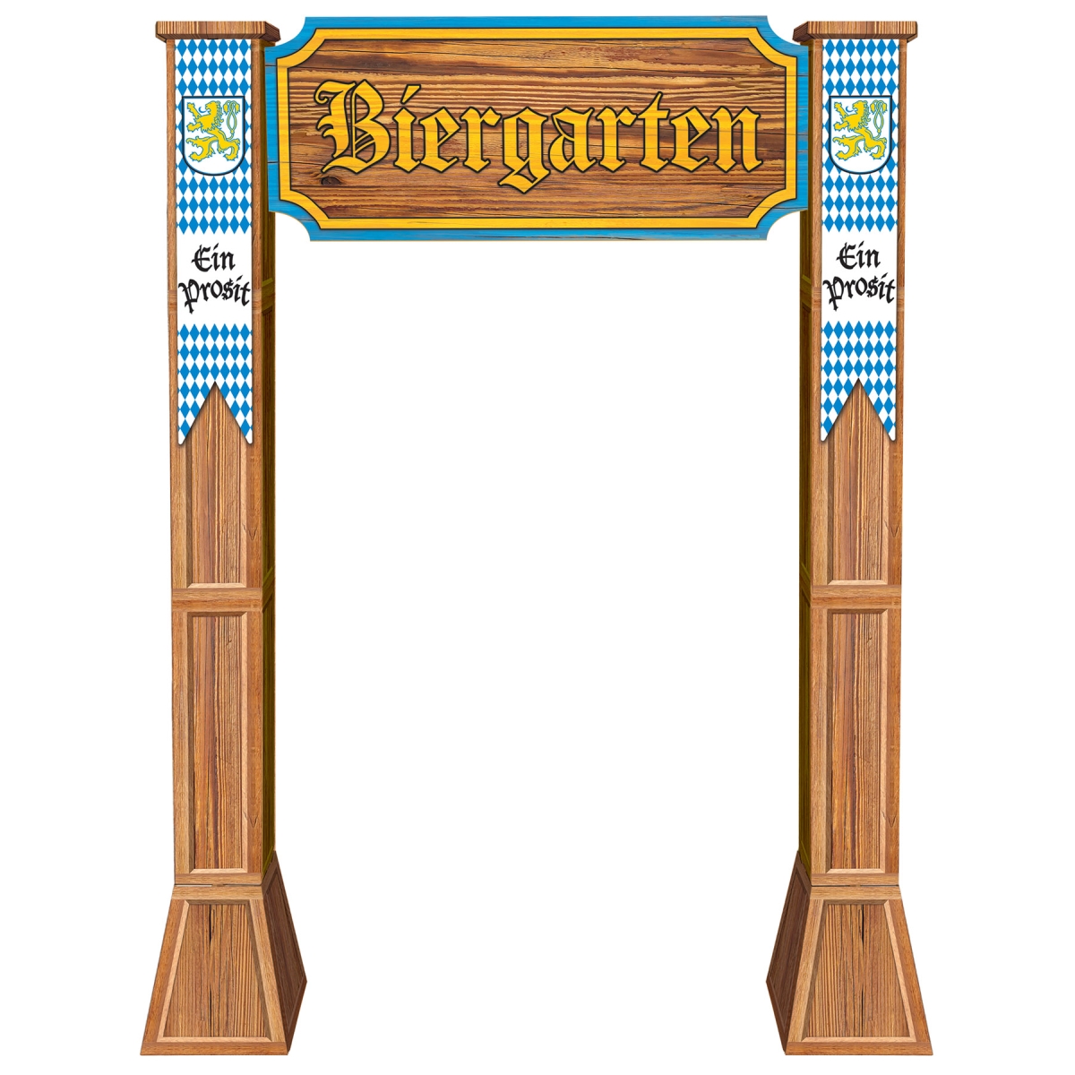 Picture of Beistle 56108 3-D Biergarten Archway Prop for Party Supplies
