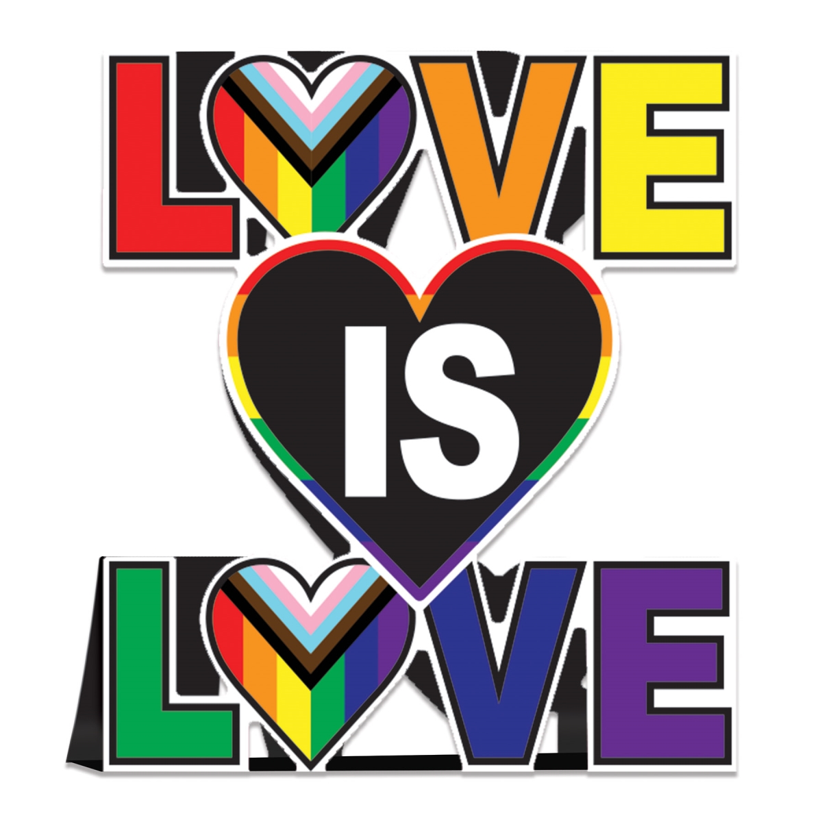 Picture of Beistle 56109 3-D Love Is Love Centerpiece