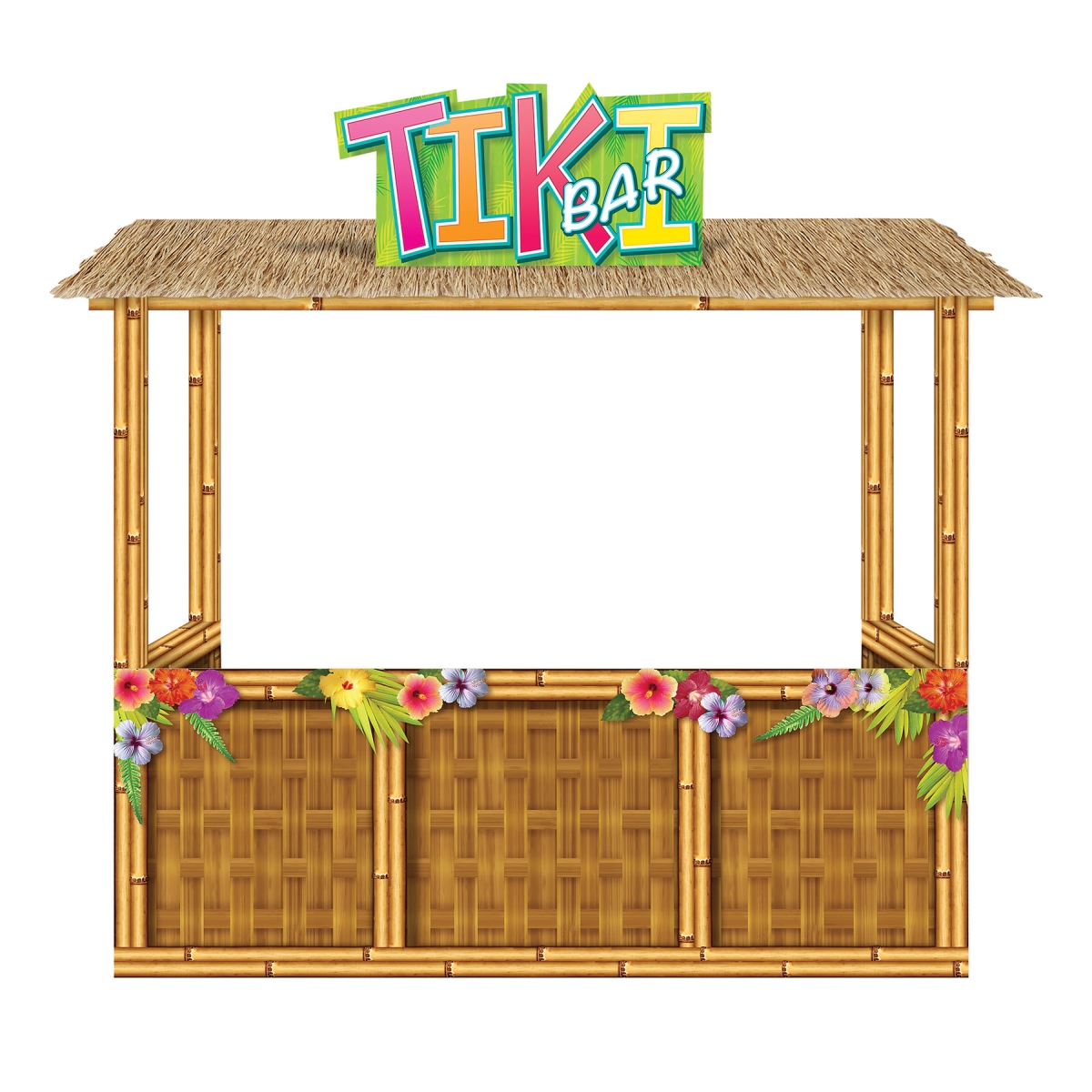 Picture of Beistle 56122 3-D Tiki Bar Prop for Party Supplies