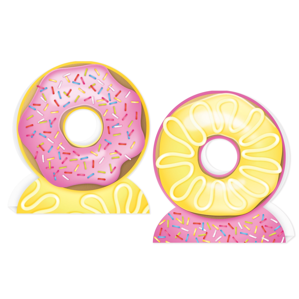 Picture of Beistle 56051 10 in. 3-D Donut Centerpiece for Party Supplies