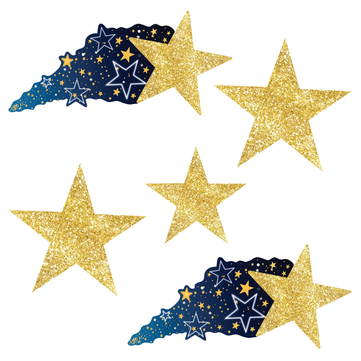 Picture of Beistle 56142 Starry Night Hanging Shooting Stars