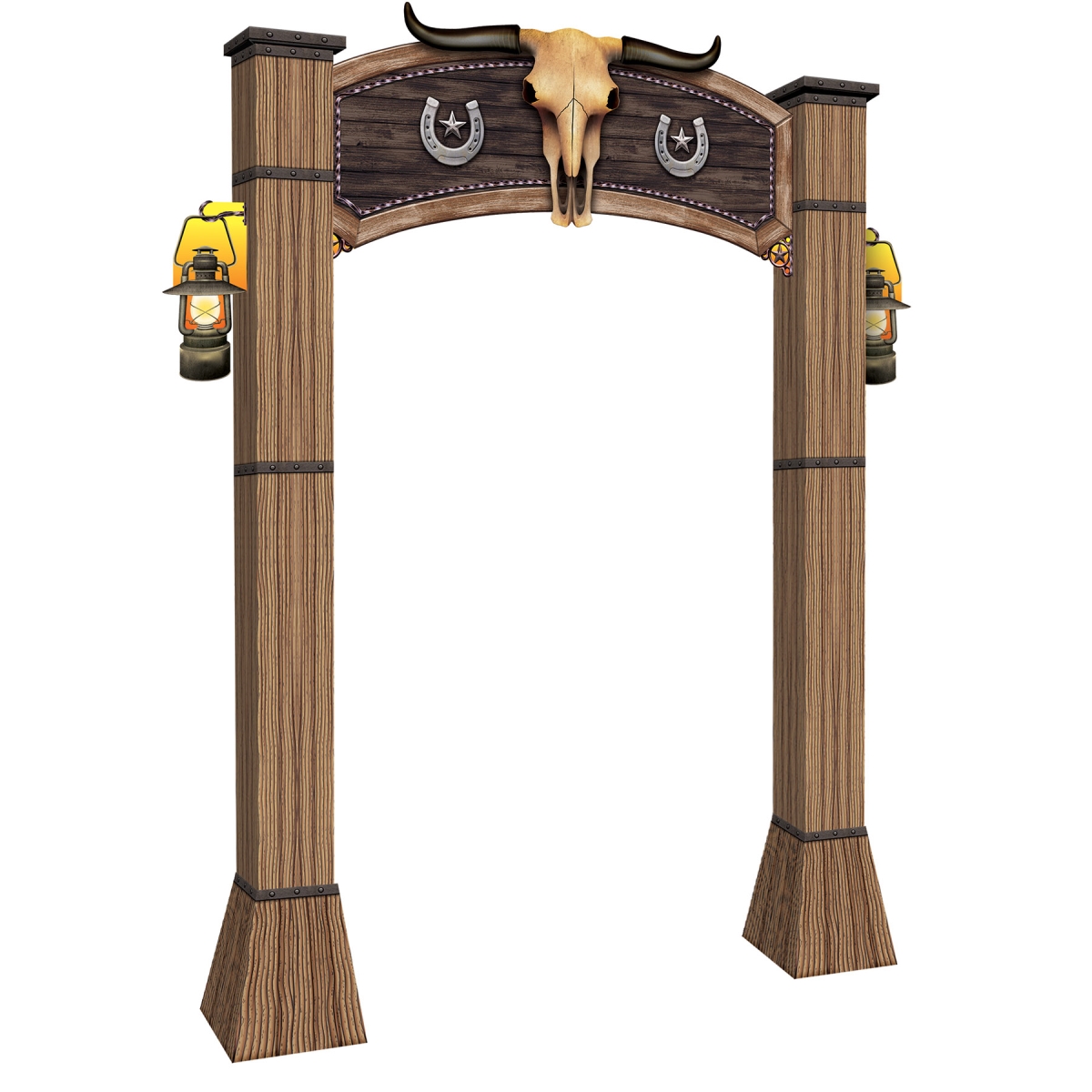 Picture of Beistle 56227 Western 3-D Archway Prop for Party Supplies