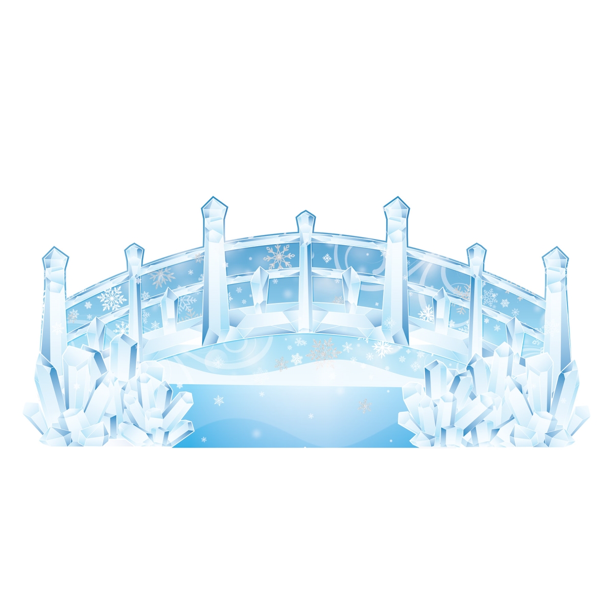 Beistle 56233 Winter Wonderland Bridge Stand-Up