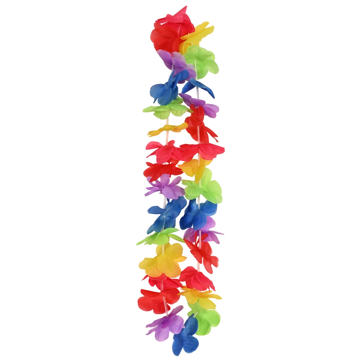 Beistle 66292 Rainbow Hawaiian Lei Supplies Party Decoration - Pack of 12