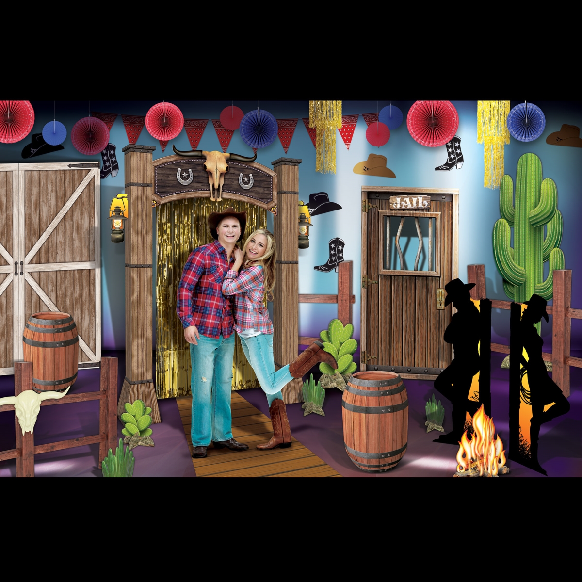 Picture of Beistle 56200 Western Prom Decorations Kit - Pack of 12