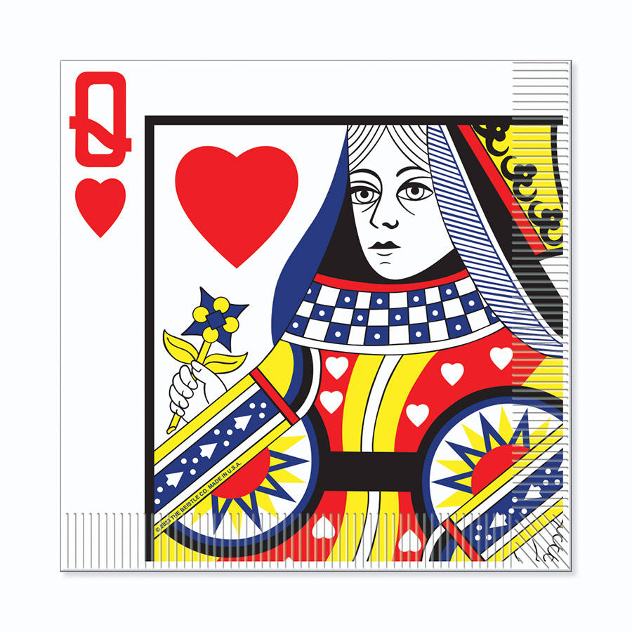 Picture of Beistle 56251 Queen of Hearts Luncheon Napkins - Pack of 12