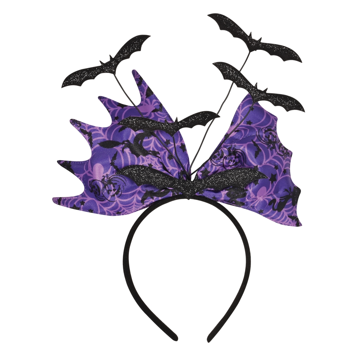 Picture of Beistle 847 Glittered Bat Headband - Pack of 12