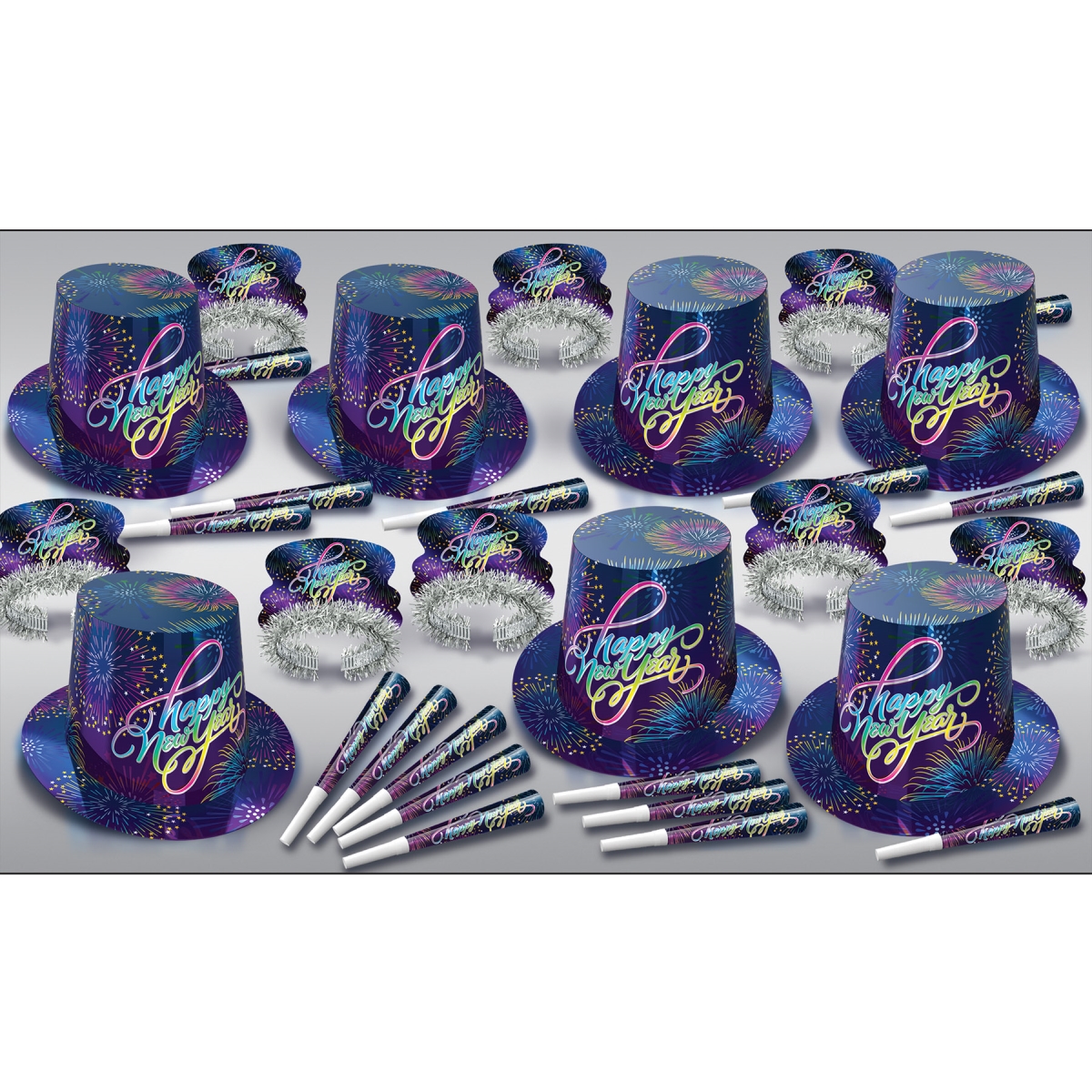 Picture of Beistle 88597-50   Years Eve Celebration&#44; Assorted Color - Pack of 50 - Pack of 12