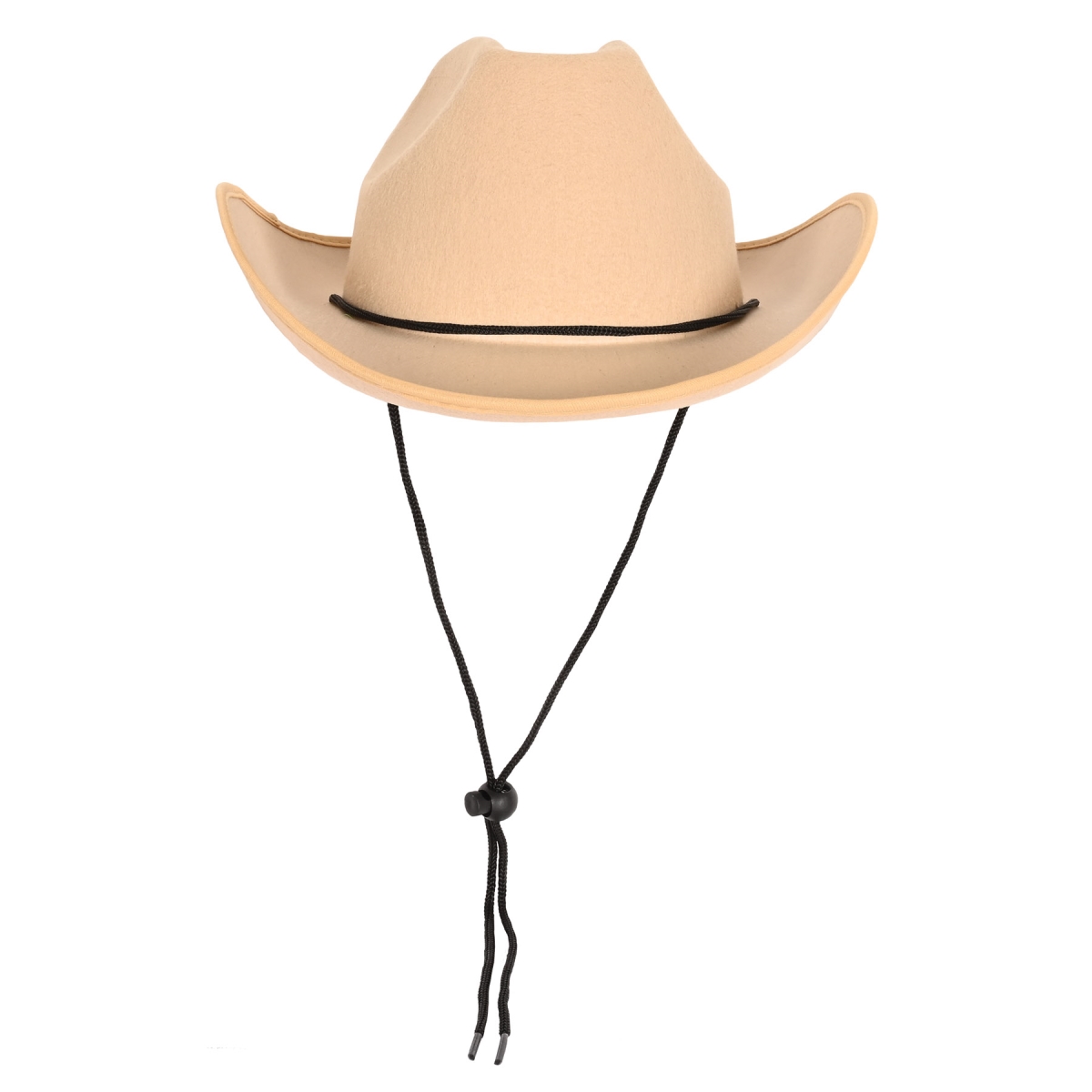 Beistle 66522 Tan Felt Cowboy Hat - Pack of 12