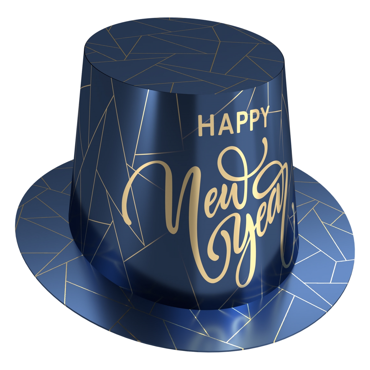Picture of Beistle 80199-GD25 Midnight Blue Year Hi-Hat - Pack of 12
